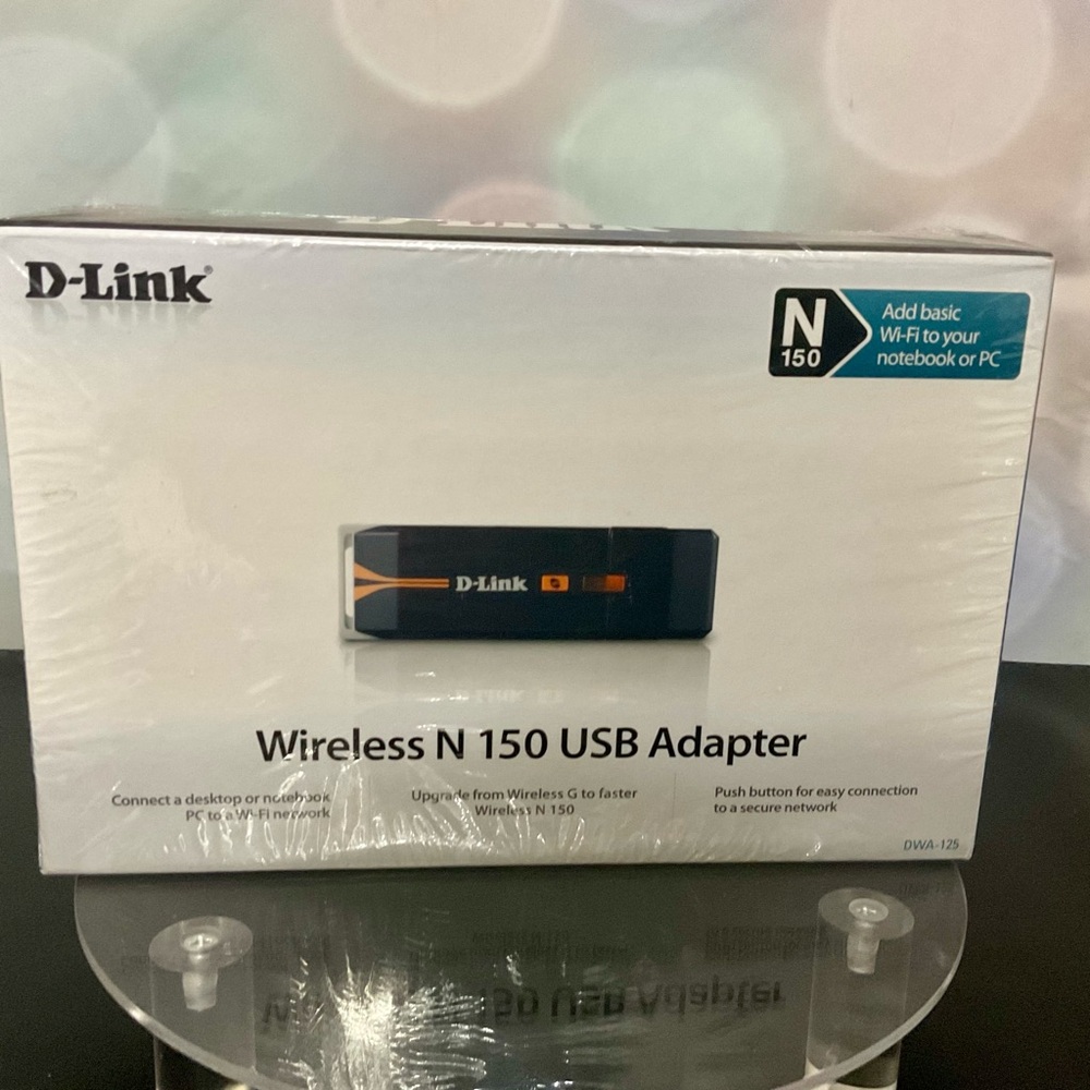 D-Link Wireless N 150 USB Adapter - Black and Orange